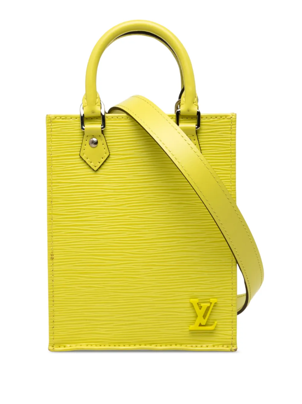 Louis Vuitton Pre-Owned 2020 Epi Petit Sac Plat satchel - Yellow