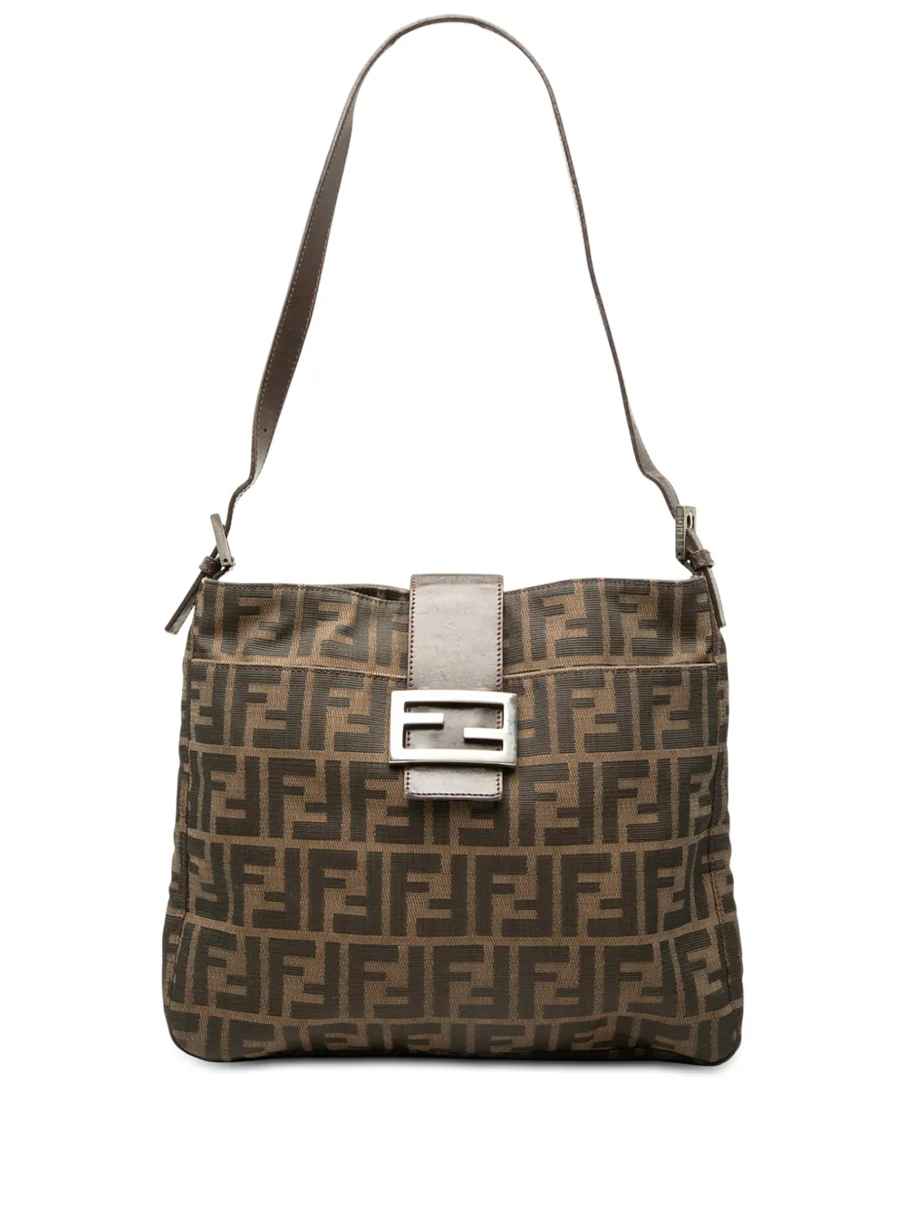 Fendi Pre-Owned 20th Century Zucca Canvas shoulder bag - Braun
