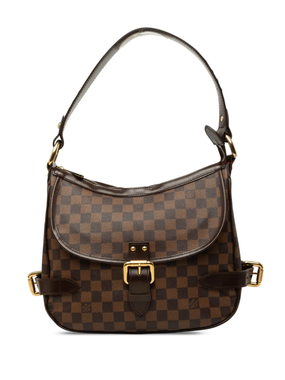 Louis Vuitton Pre-Owned 2006 Damier Ebene Highbury shoulder bag - Braun