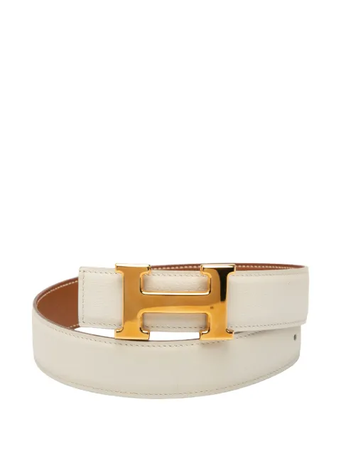Hermès Pre-Owned حزام 'بوكس كالف أند كورشوفيل كونستانس H' بوجهين 1996