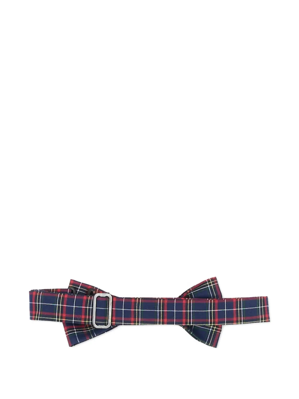 Sergio Carignani tartan-check cotton bow tie Blauw
