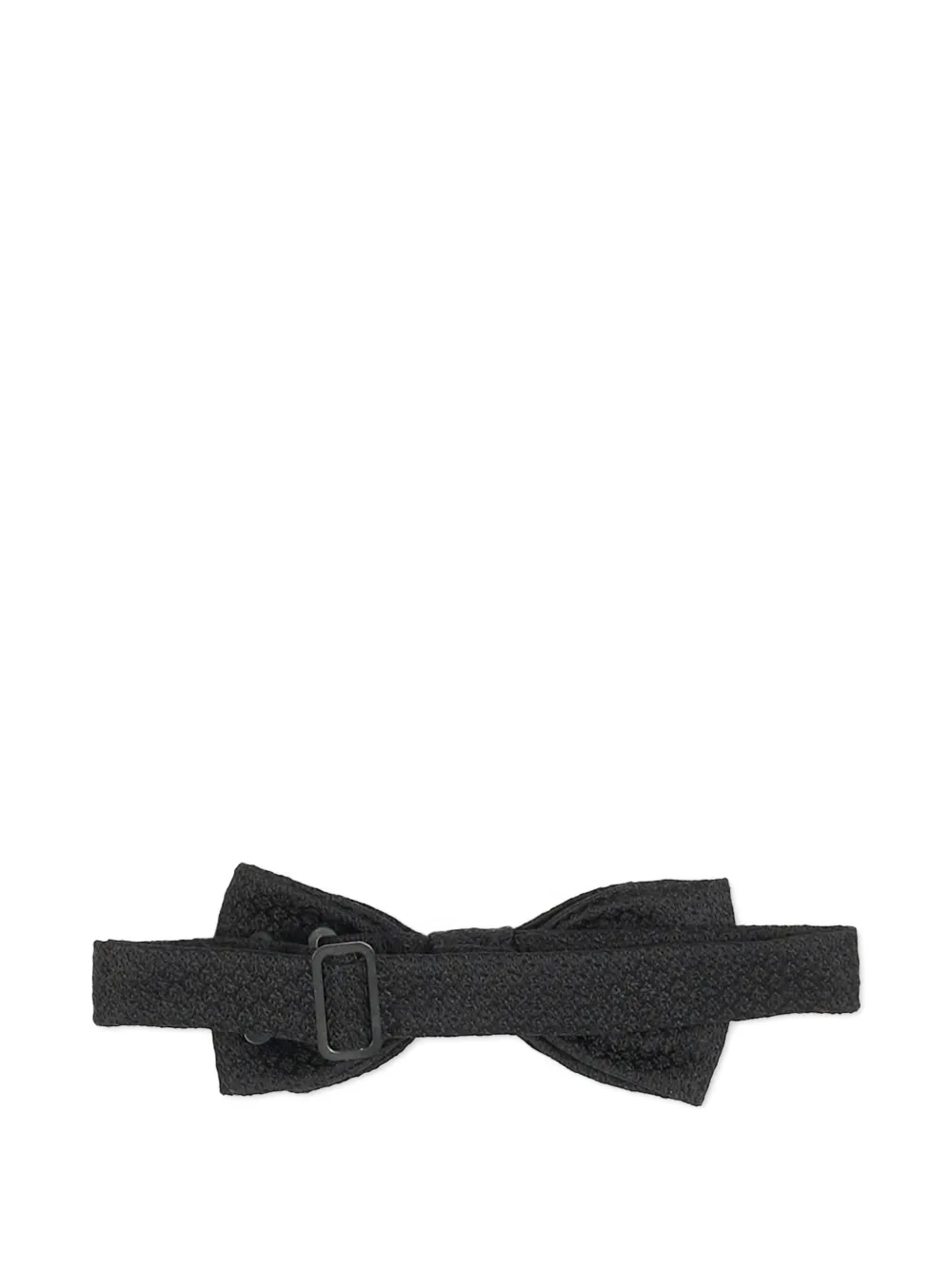 Sergio Carignani textured-finish bow tie Zwart