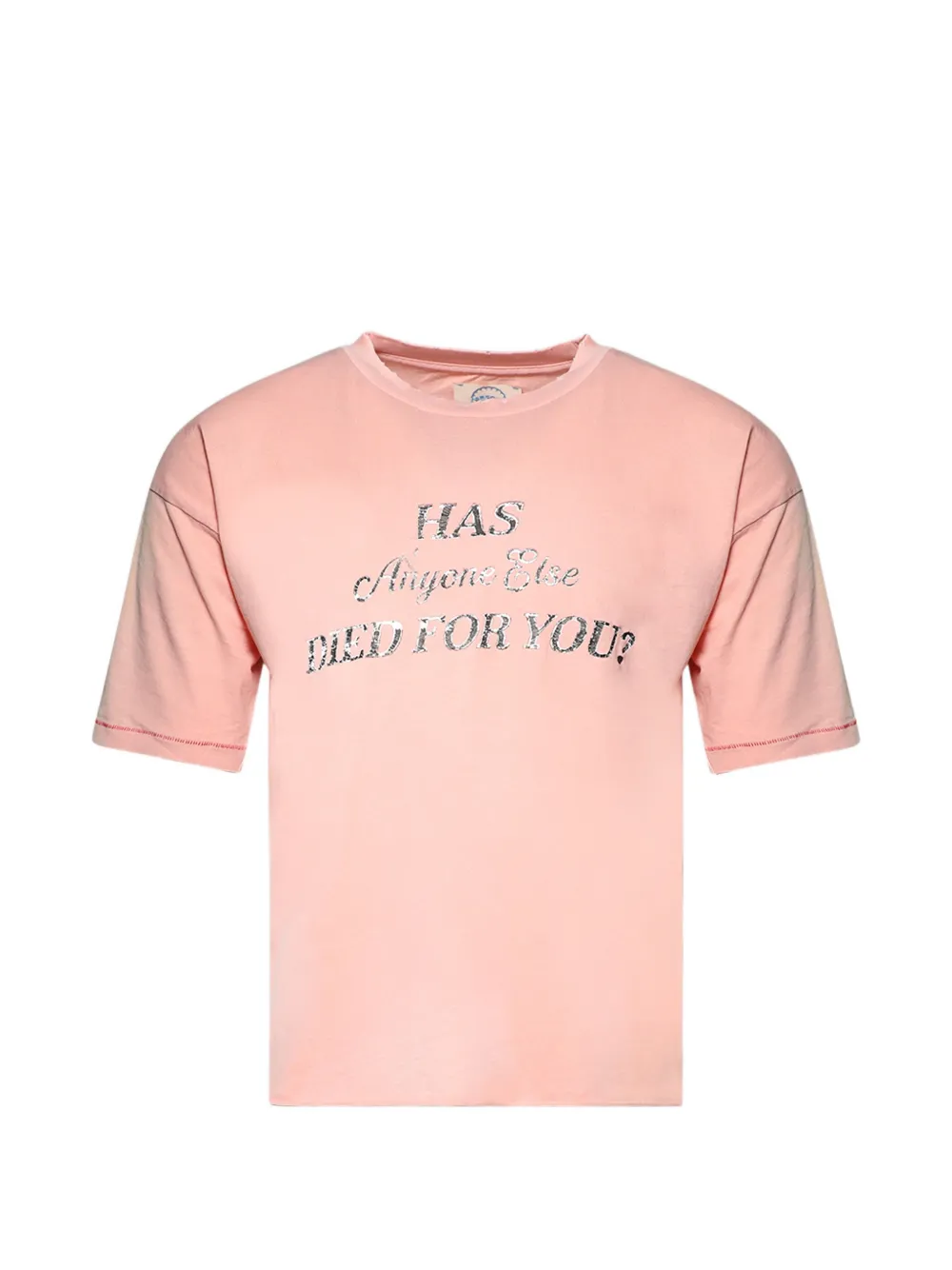 ERCOLE STUDIO distressed-effect jersey T-shirt Wit