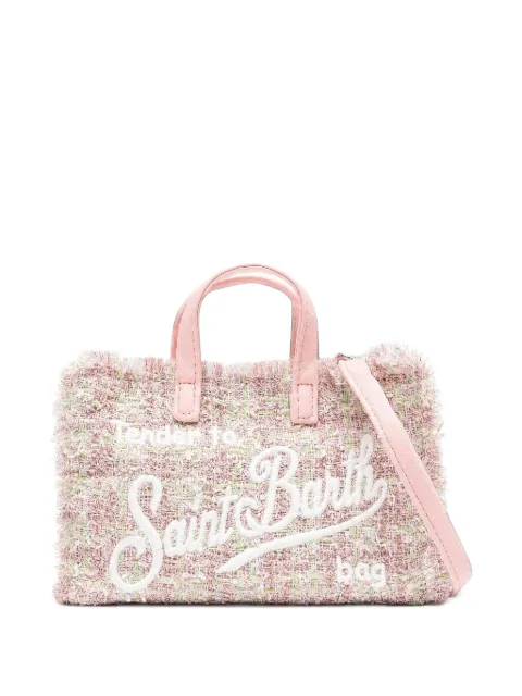 MC2 Saint Barth cabas en maille bouclée à franges