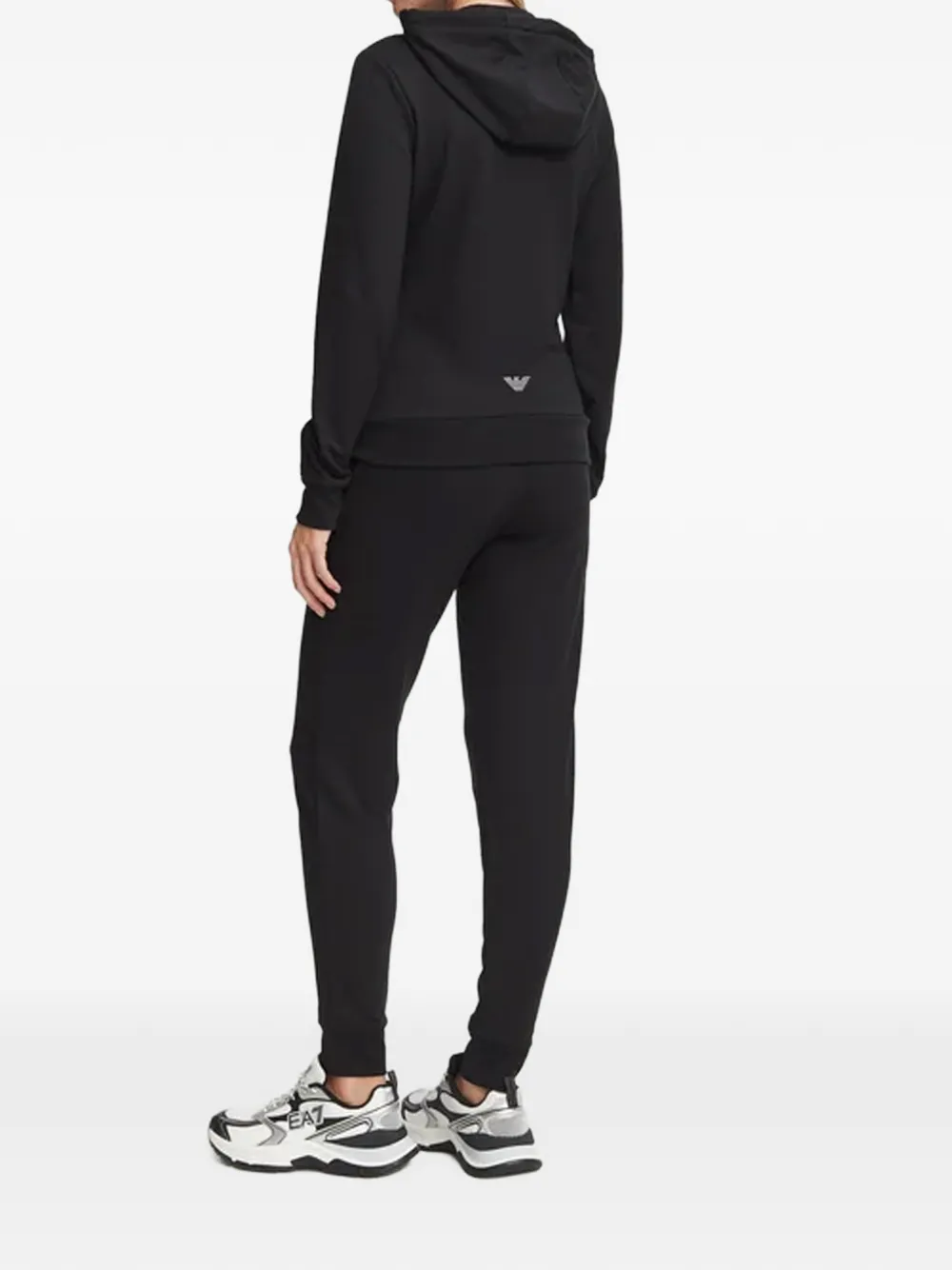 Ea7 Emporio Armani logo-print track pants Zwart