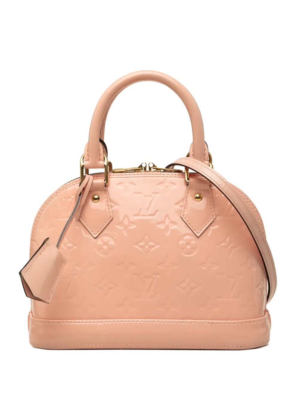 Louis Vuitton Pre-Owned 2015 Monogram Vernis Alma BB satchel - Pink