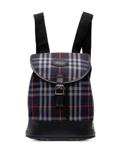 Burberry Pre-Owned 20th Century House Check Canvas backpack
