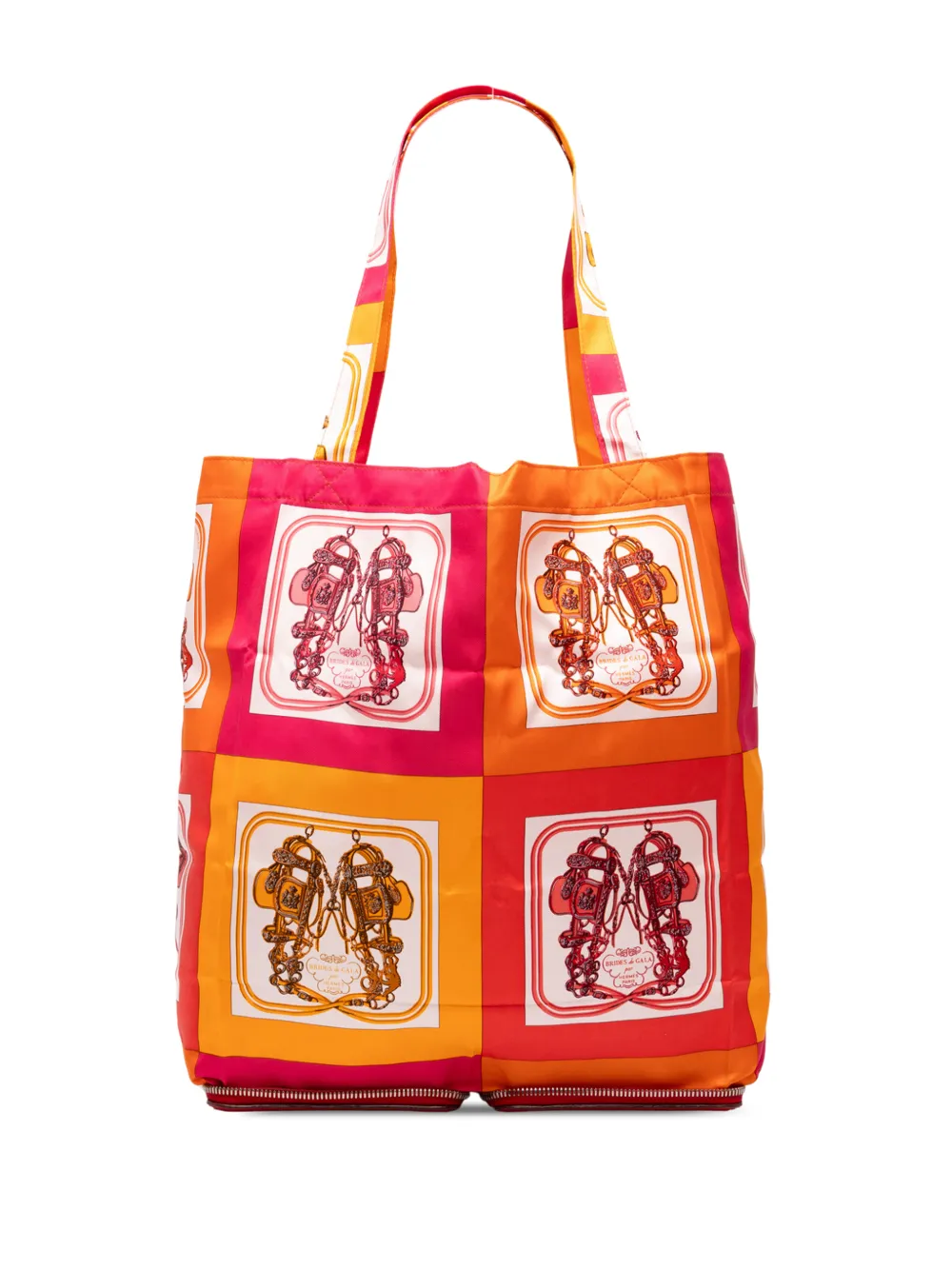 Hermès Pre-Owned 1990-2010 Brides de Gala Silky Pop tote bag - Orange