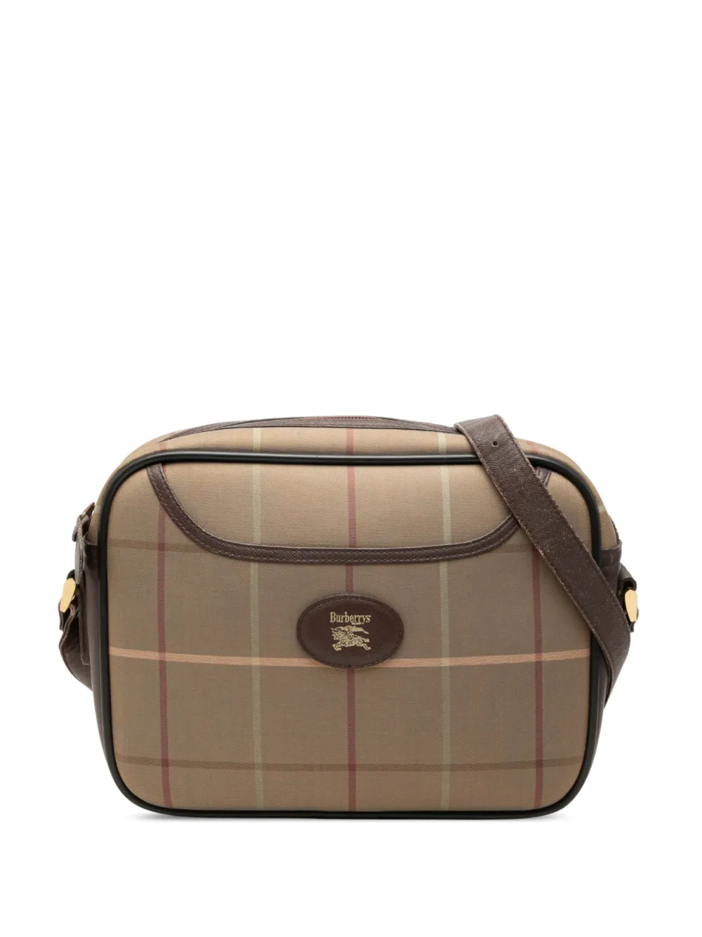 Burberry Pre-Owned 20th Century Vintage Check Canvas crossbody bag - Braun