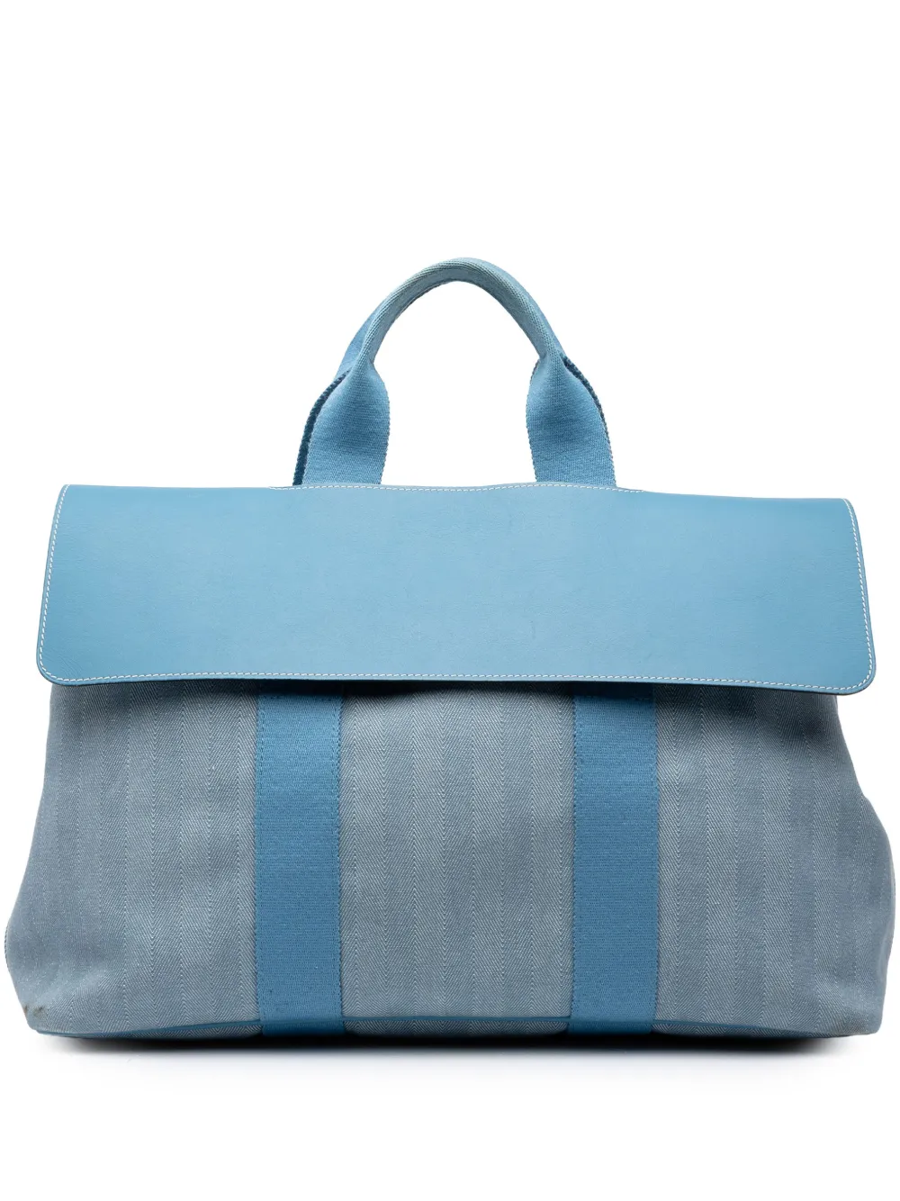 Hermès Pre-Owned 2007 Toile and Swift Valparaiso MM handbag - Blau