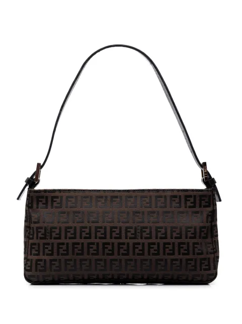 Fendi Pre-Owned bolsa de hombro Pochette de lona con monograma Zucchino 2000-2010