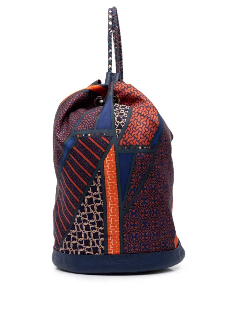 Hermès Pre-Owned 2013 Silk and Evercolor Carre en Cravates Sac Soie Cool 22 backpack