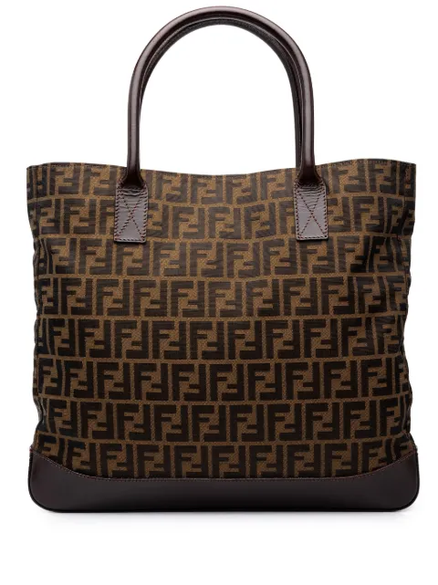 Fendi Pre-Owned 2000-2010 Large Zucca Canvas tote bag