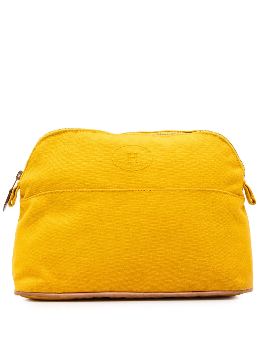 Hermès Pre-Owned 2000-2026 Toile Bolide Trousse De Voyage Pouch PM vanity bag - Gelb