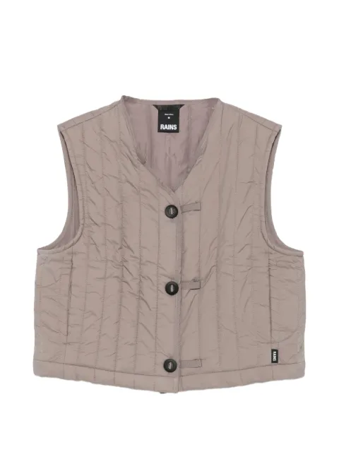 Rains Banja quilted button-up gilet