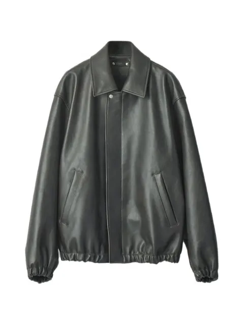 ssstein zip-up leather jacket