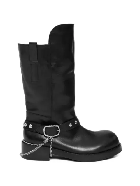 Ann Demeulemeester Edeed buckled riding boots