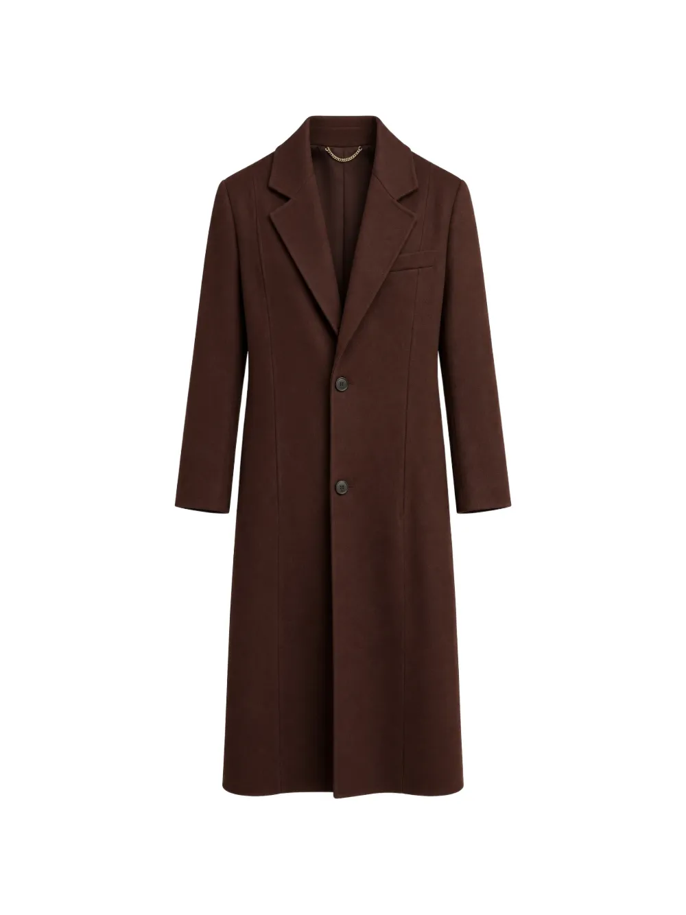 Victoria Beckham single-breasted structured-shoulder coat Rood