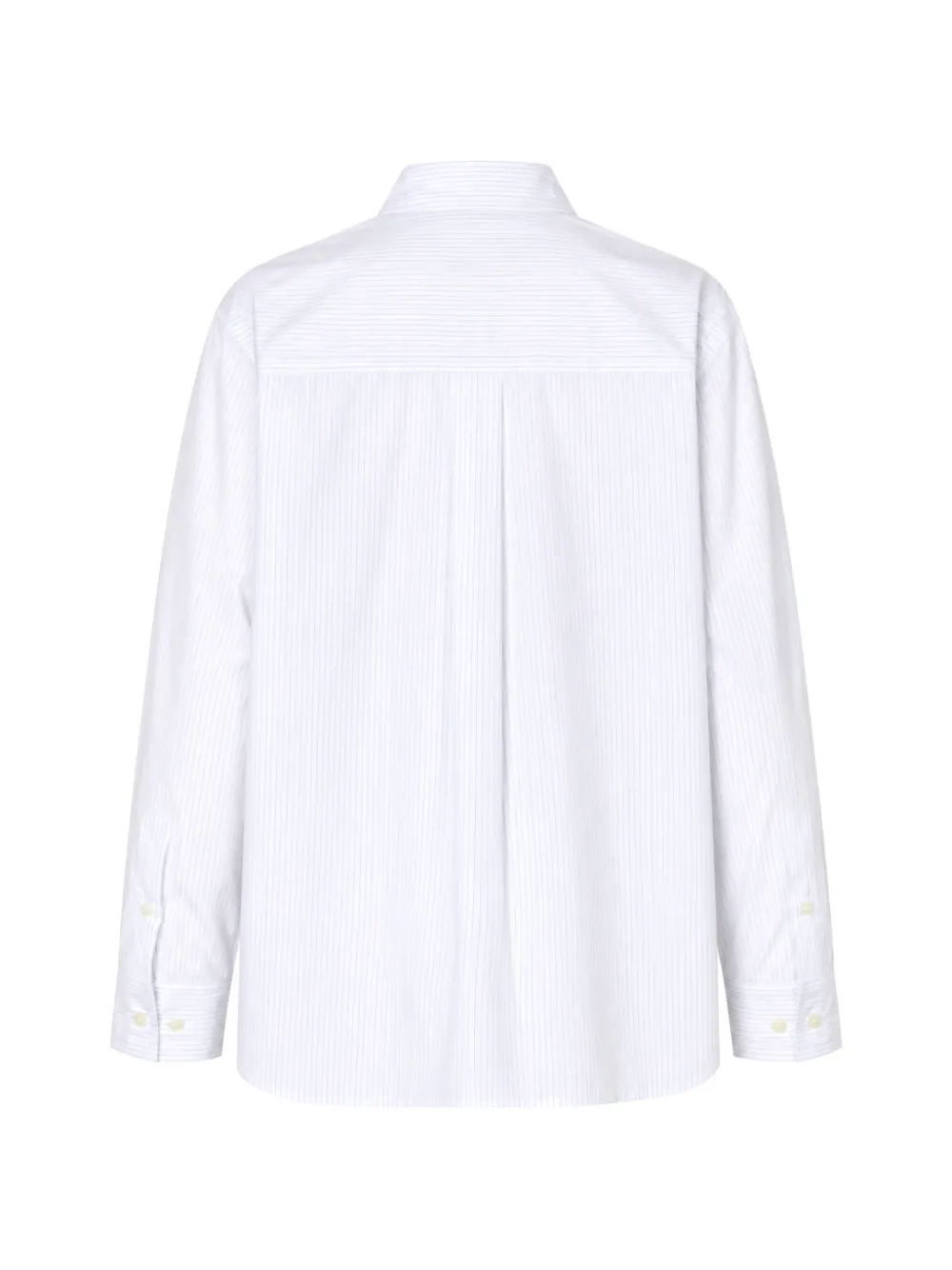SAMSOE pinstripe-pattern shirt Wit