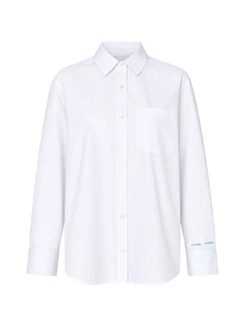 SAMSOE SAMSOE pinstripe-pattern shirt