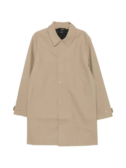Rains Nara press-stud-fastening hooded raincoat