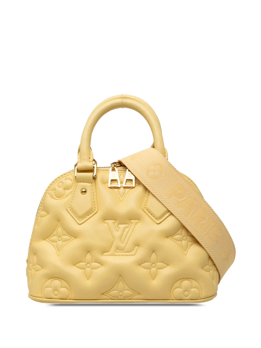 Louis Vuitton Pre-Owned 2000-2026 Monogram Calfskin Bubblegram Alma BB satchel - Gelb