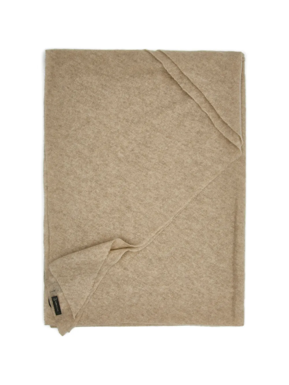 Faliero Sarti Adeli fine-knit cashmere scarf Beige