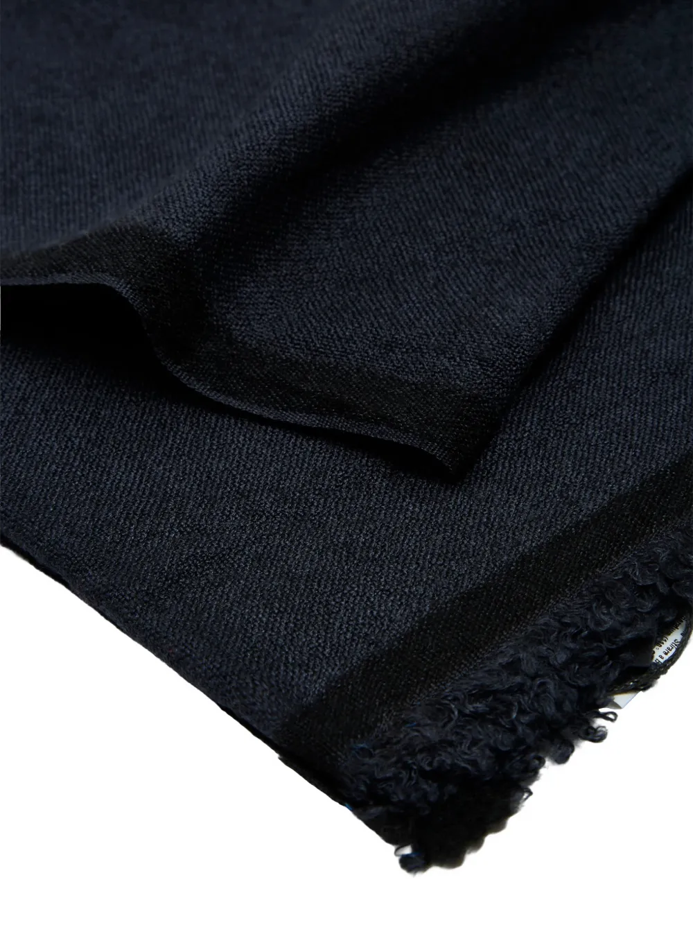 Faliero Sarti Parfy frayed-edge scarf Blauw