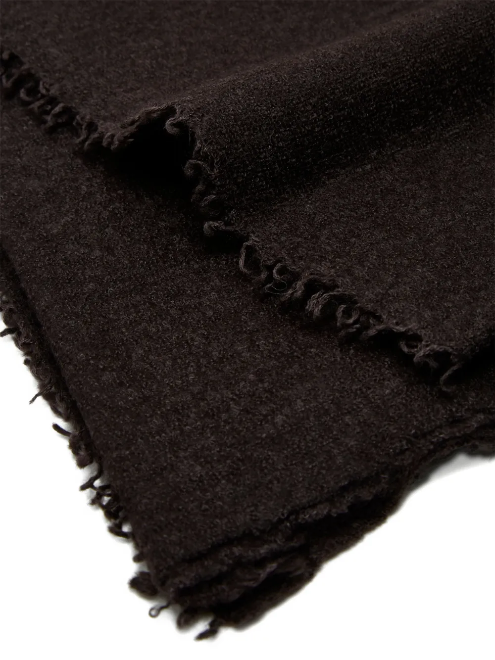 Faliero Sarti frayed scarf Bruin