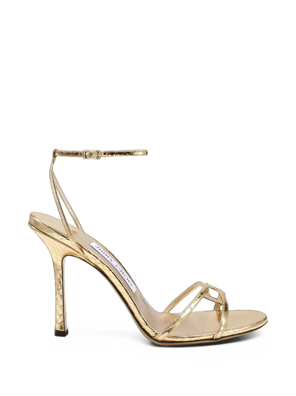 Jimmy Choo Leo 100 sandals - Gold