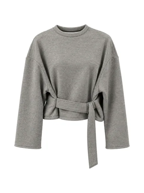 Weili Zheng belted sweatshirt
