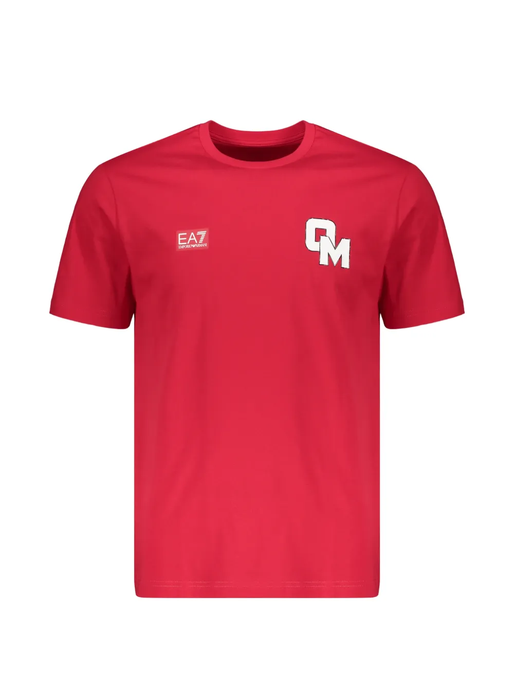 Ea7 Emporio Armani logo-print cotton T-shirt - Rosso