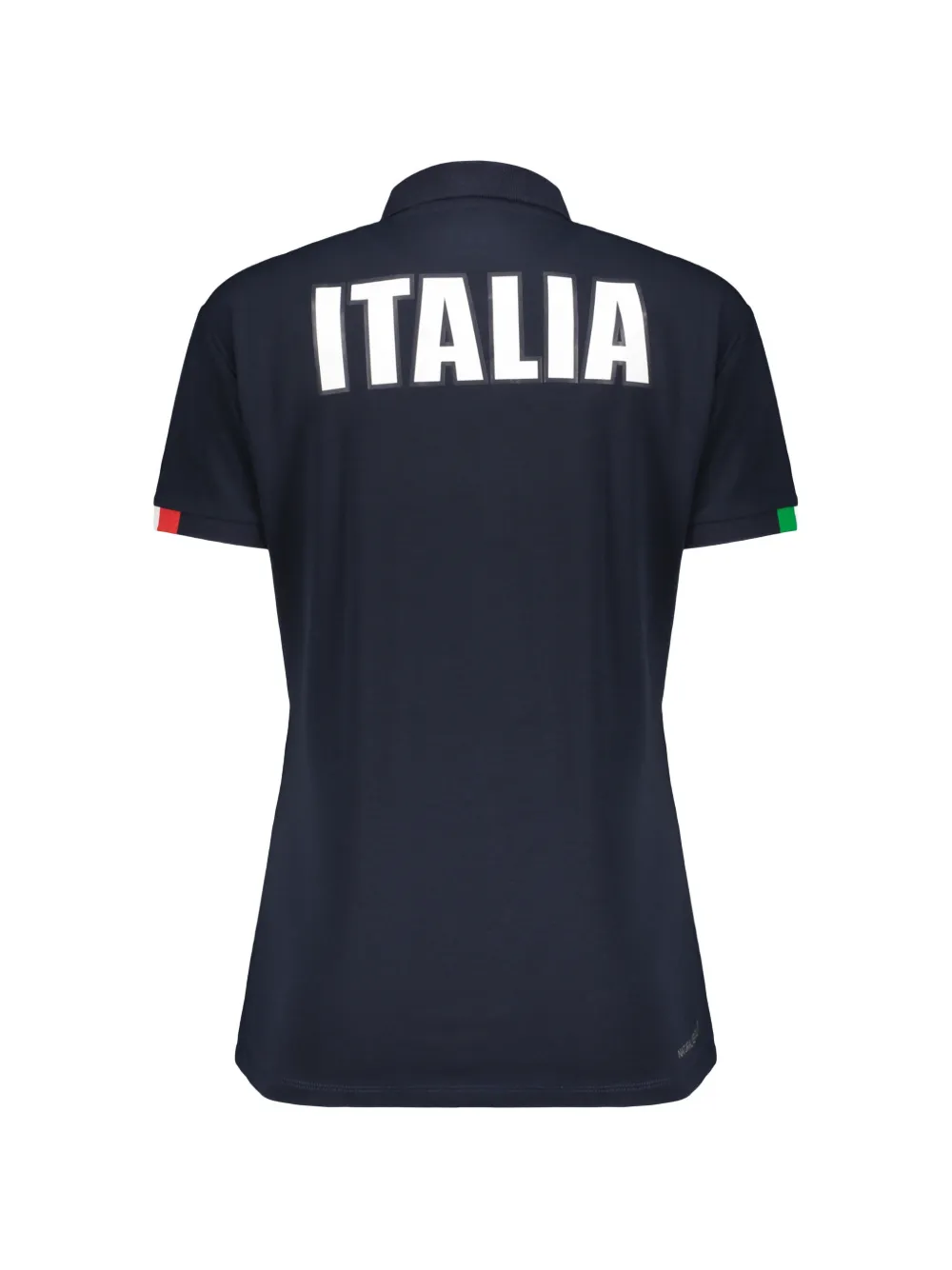 Ea7 Emporio Armani logo-print short-sleeve polo shirt Blauw