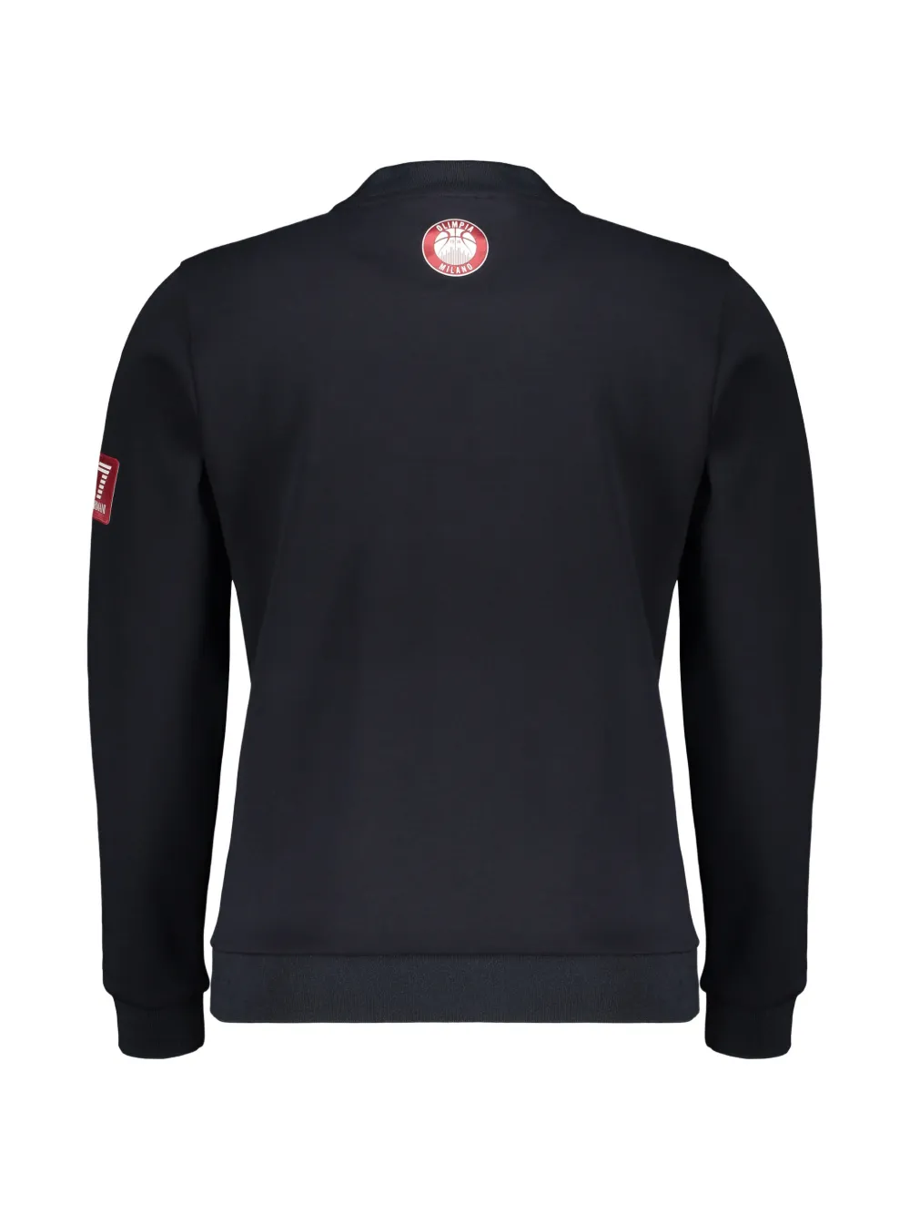 Ea7 Emporio Armani Olimpia Milano logo-patch sweater Blauw