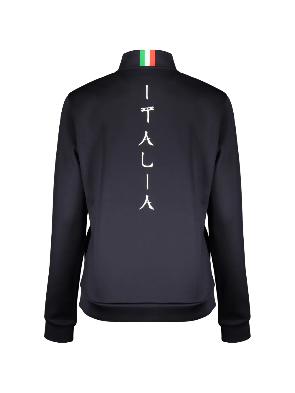 Ea7 Emporio Armani Tricolor-print tracksuit set Zwart