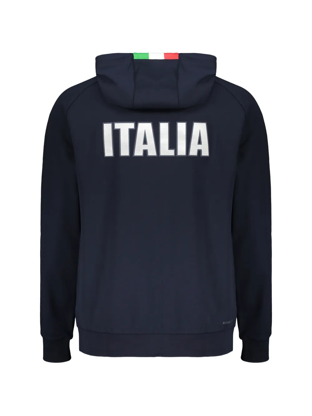 Ea7 Emporio Armani Italia Team zip-up hooded jacket Blauw