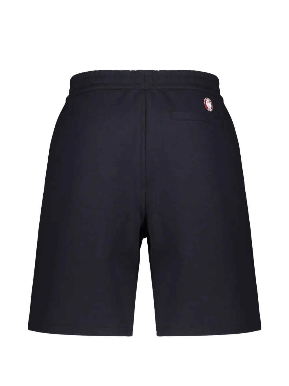 Ea7 Emporio Armani logo-patch drawstring shorts Blauw
