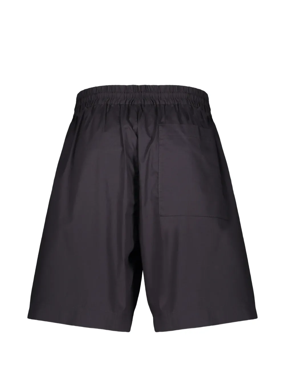 Ea7 Emporio Armani drawstring-waist logo-patch shorts Zwart