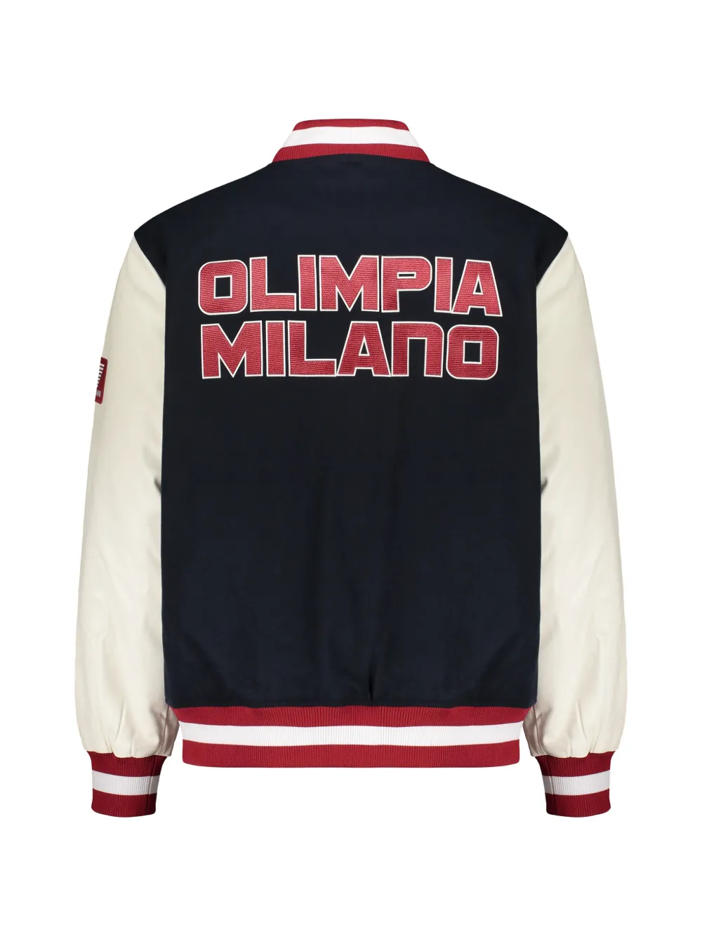Ea7 Emporio Armani varsity-style bomber jacket Blauw