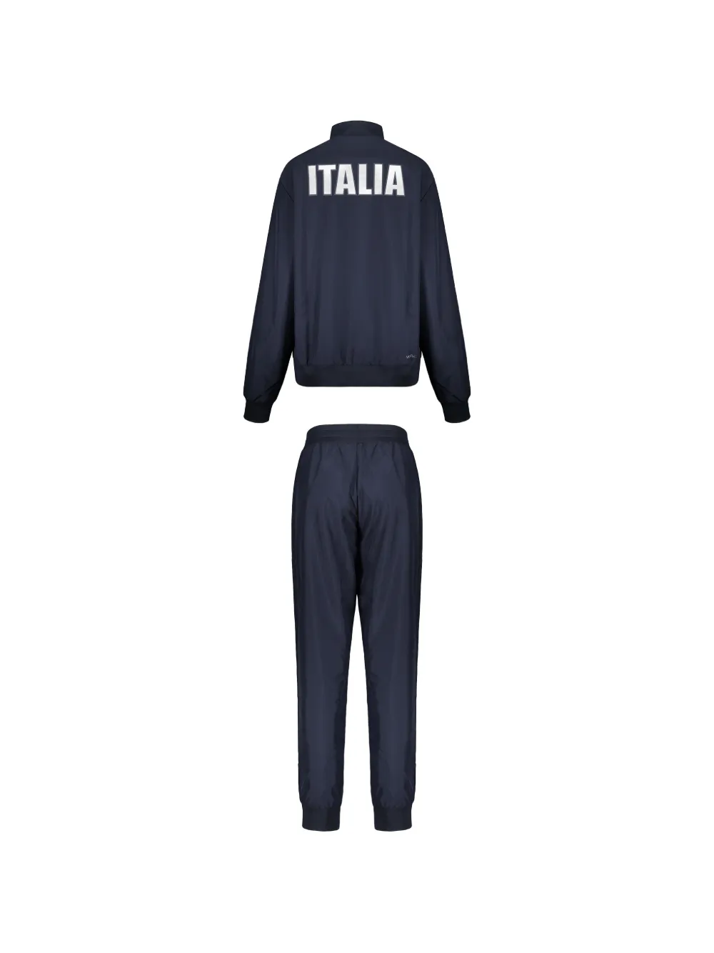 Ea7 Emporio Armani tricolour-stripe tracksuit Blauw