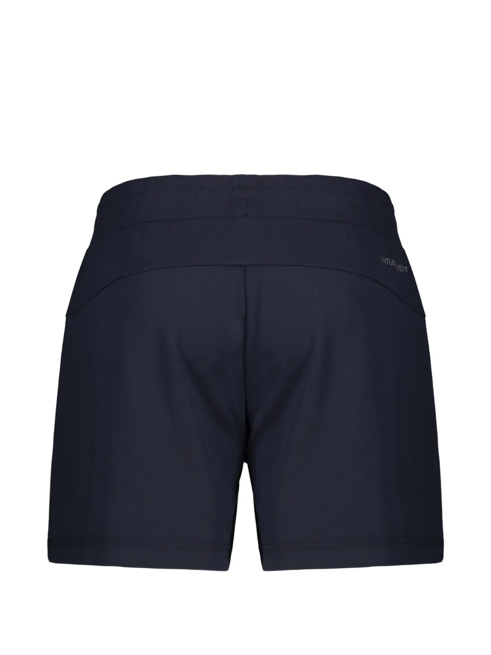 Ea7 Emporio Armani logo-print elasticated shorts Blauw