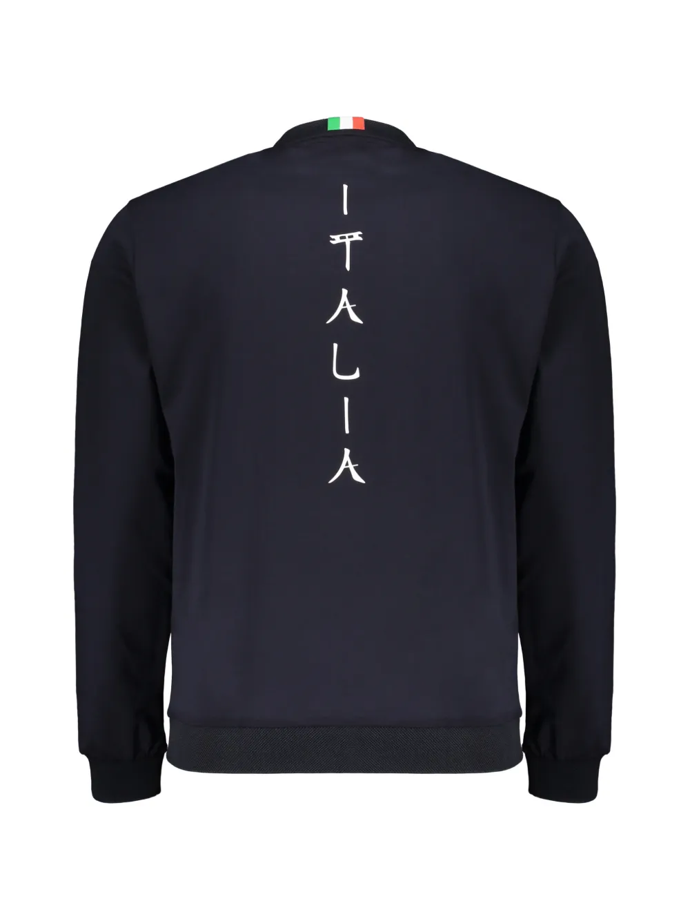Ea7 Emporio Armani logo-print sweatshirt Blauw
