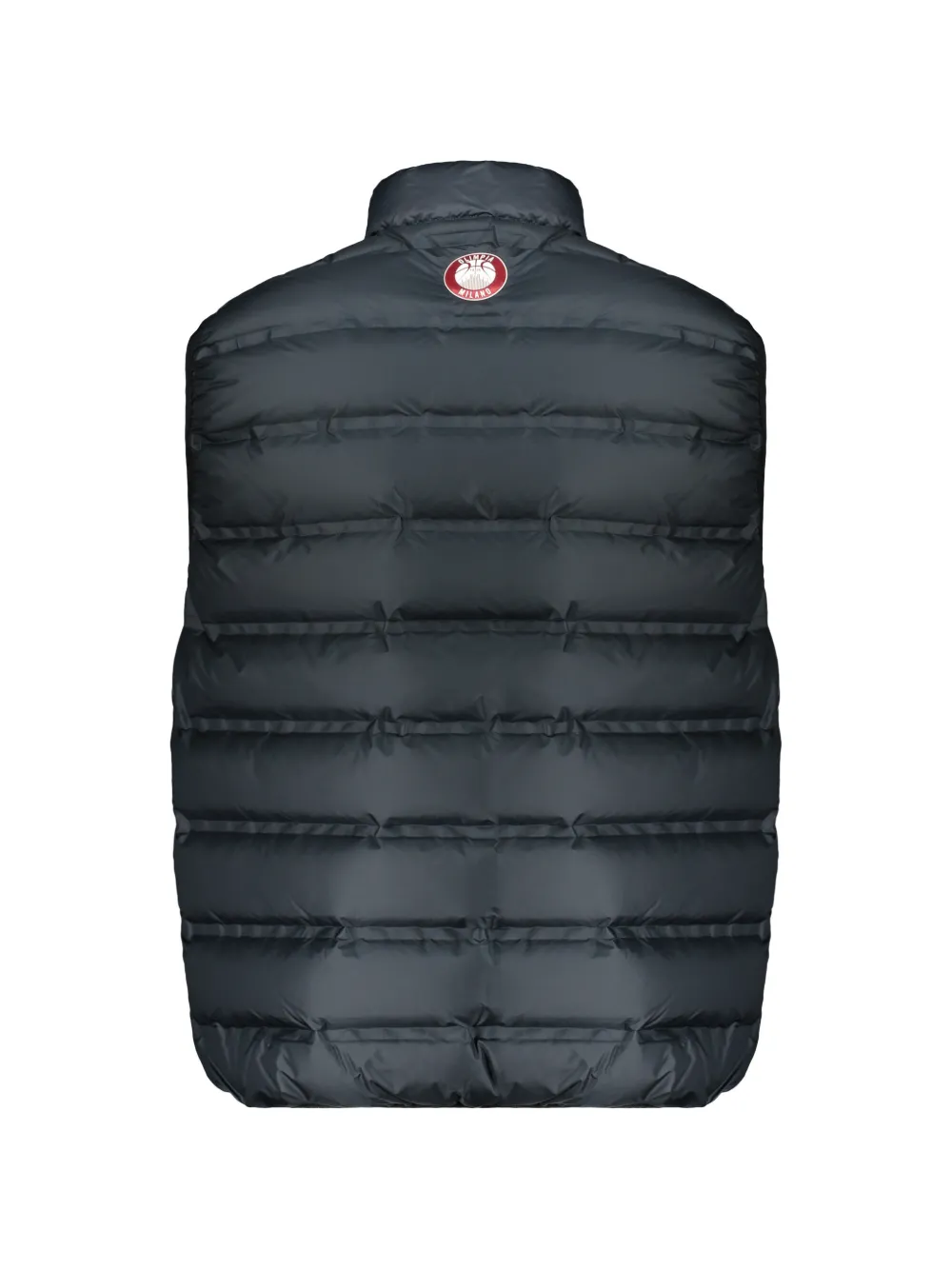 Ea7 Emporio Armani quilted logo-patch gilet Blauw