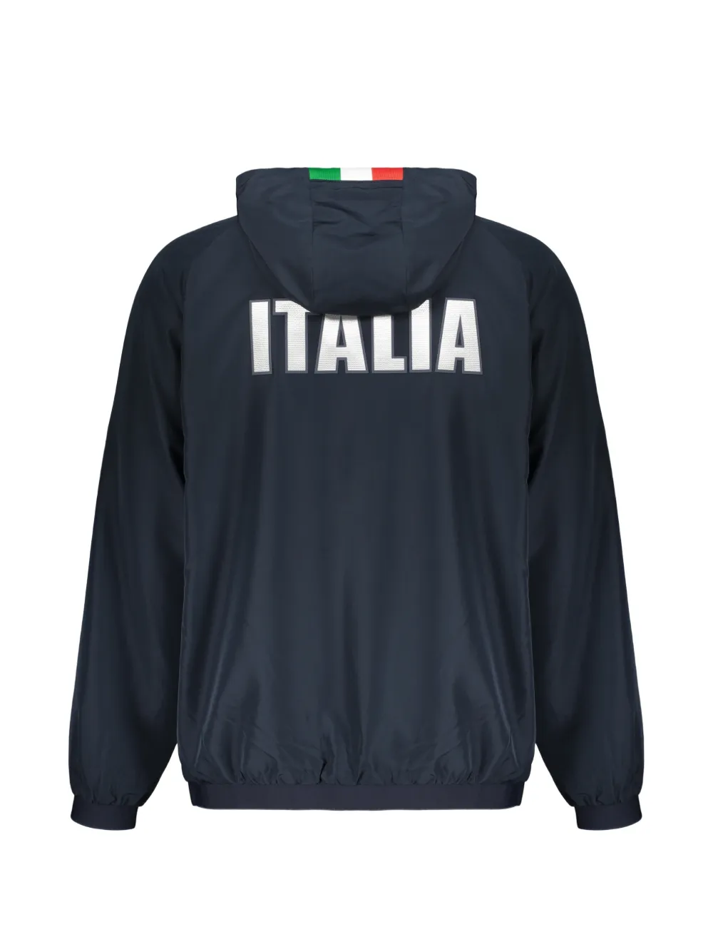Ea7 Emporio Armani hooded windbreaker jacket Blauw