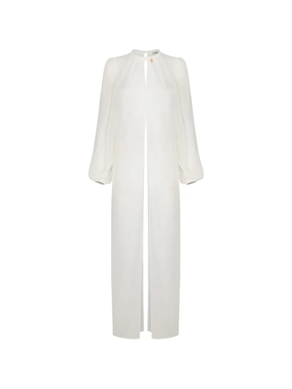Elisabetta Franchi blouse in georgette fabric Wit