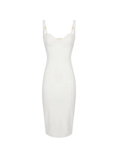 Elisabetta Franchi technical fabric midi dress