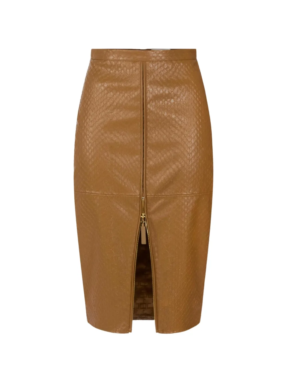 Elisabetta Franchi skirt with fish scale pattern Bruin