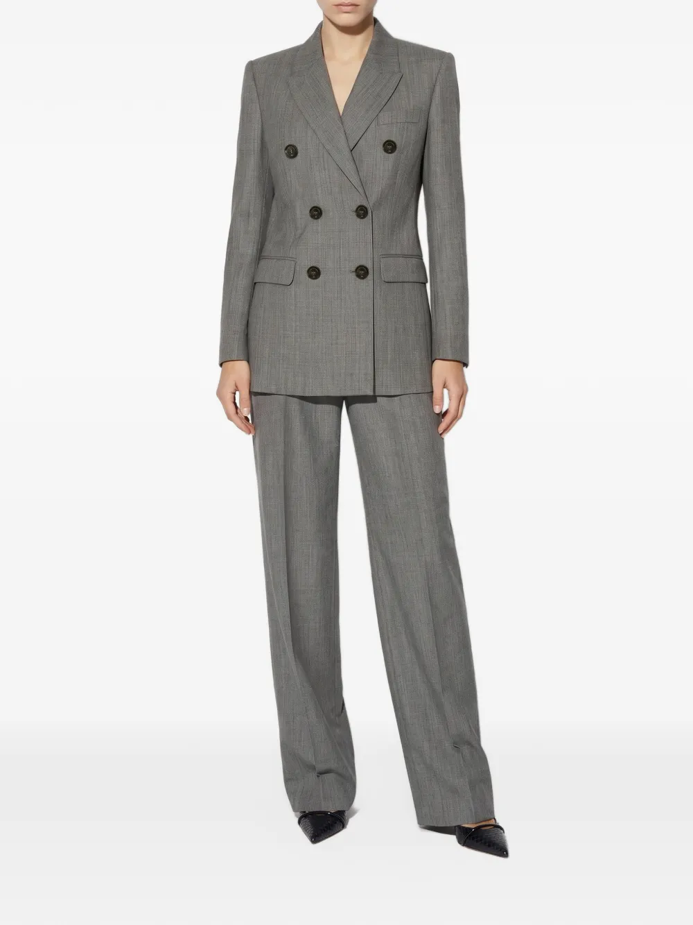 Elisabetta Franchi wool jacket Grijs