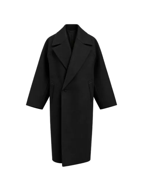 RAINMAKER cocoon peak-lapel coat