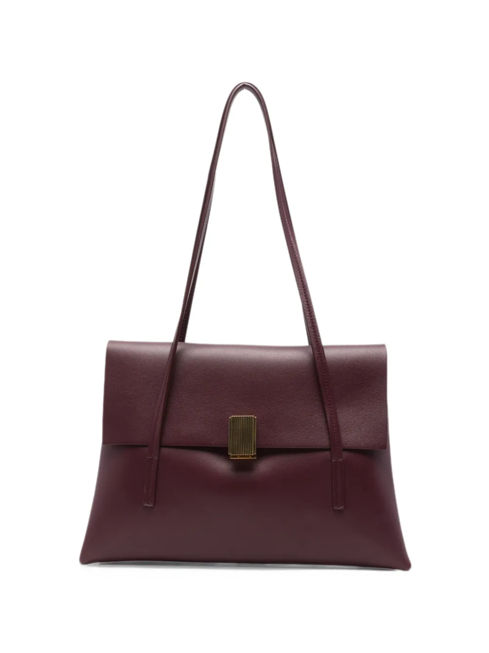 KHAITE Soft Blake gold-tone plaque shoulder bag - Red